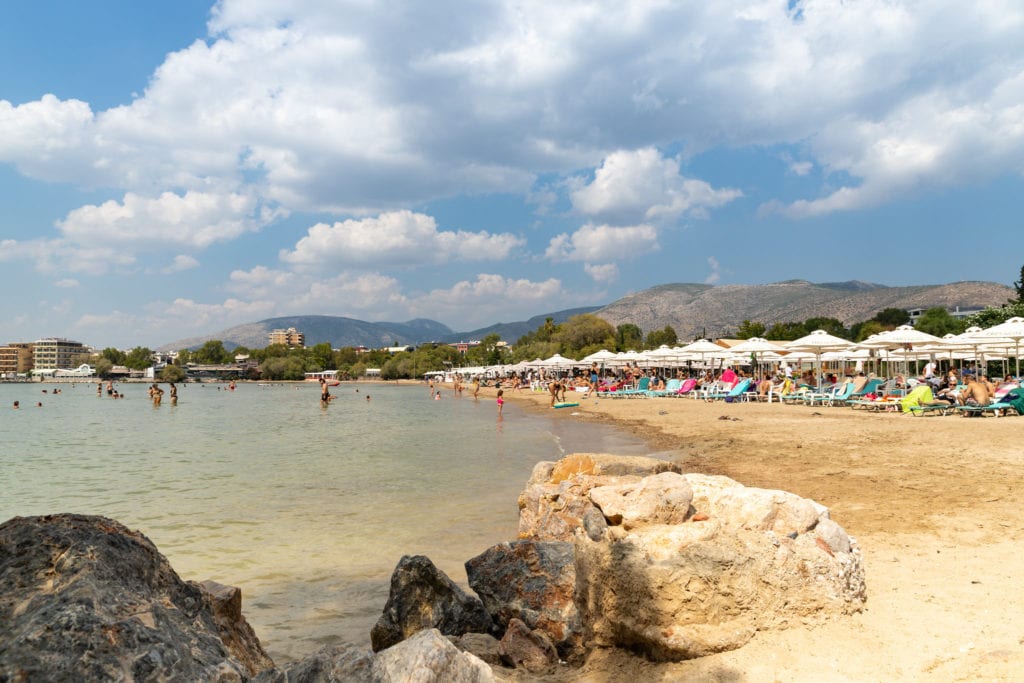 Пляж Астерас в Афинах (Глифада 2). Афинские пляжи